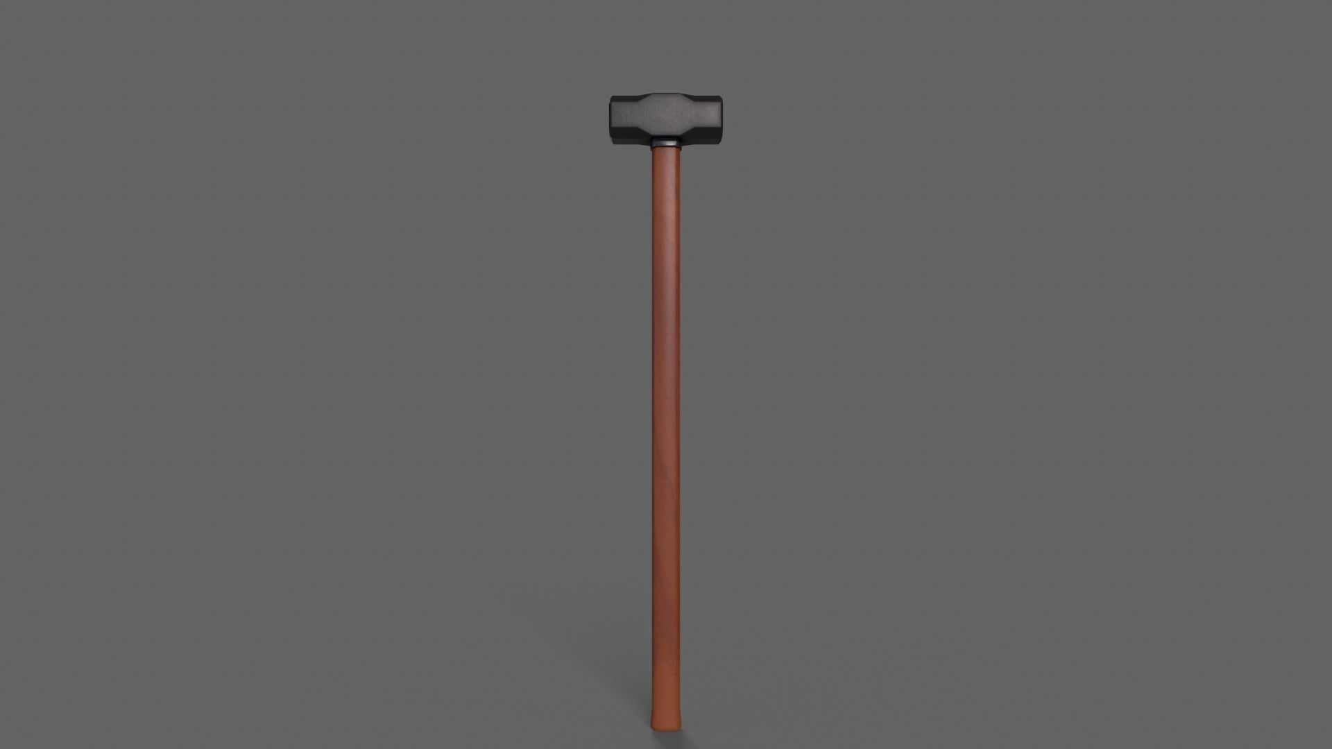 PBR Sledge Hammer V1b Low-poly 3D model_2