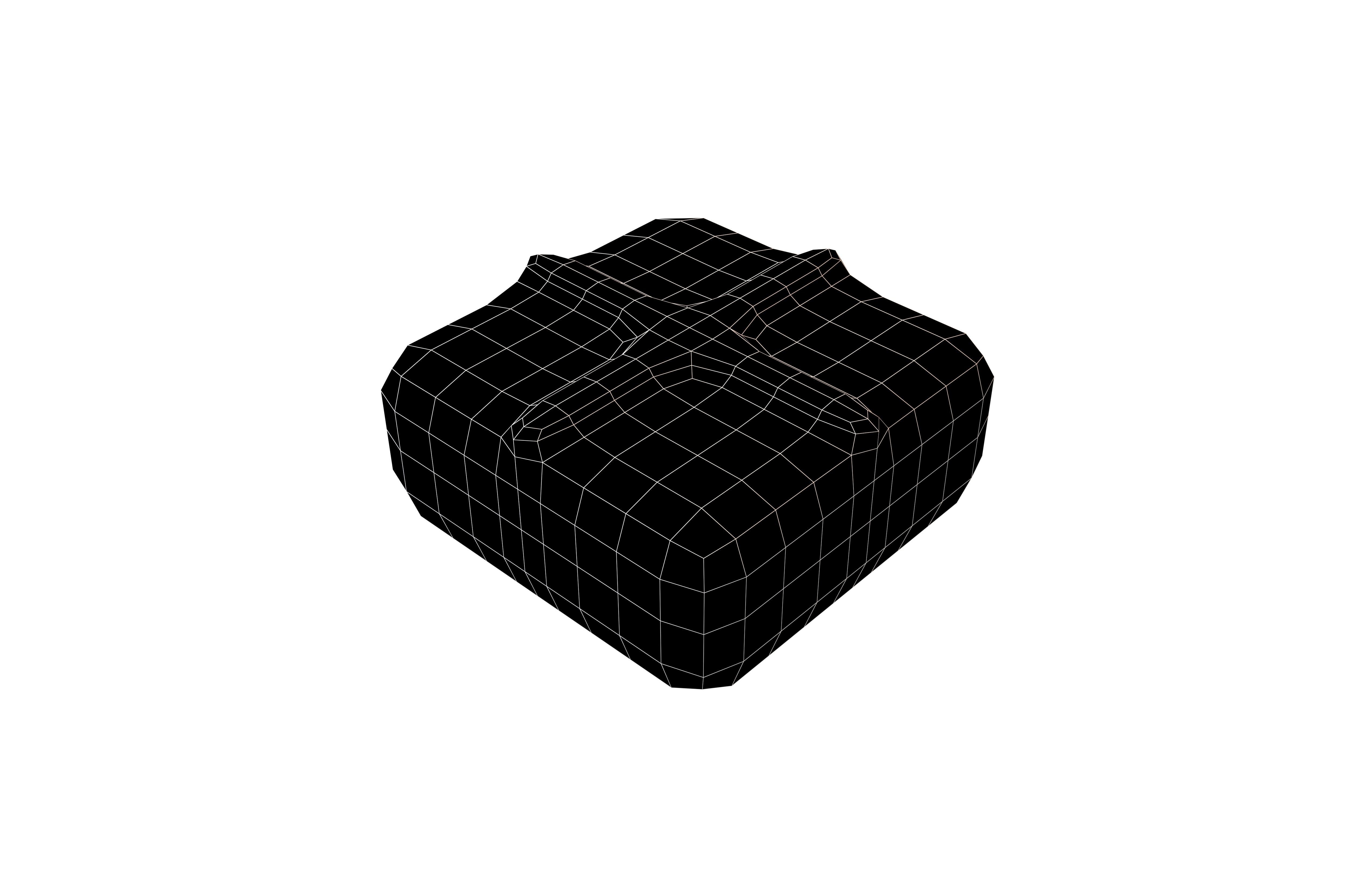 Tofu v1 001 Low-poly 3D model_6