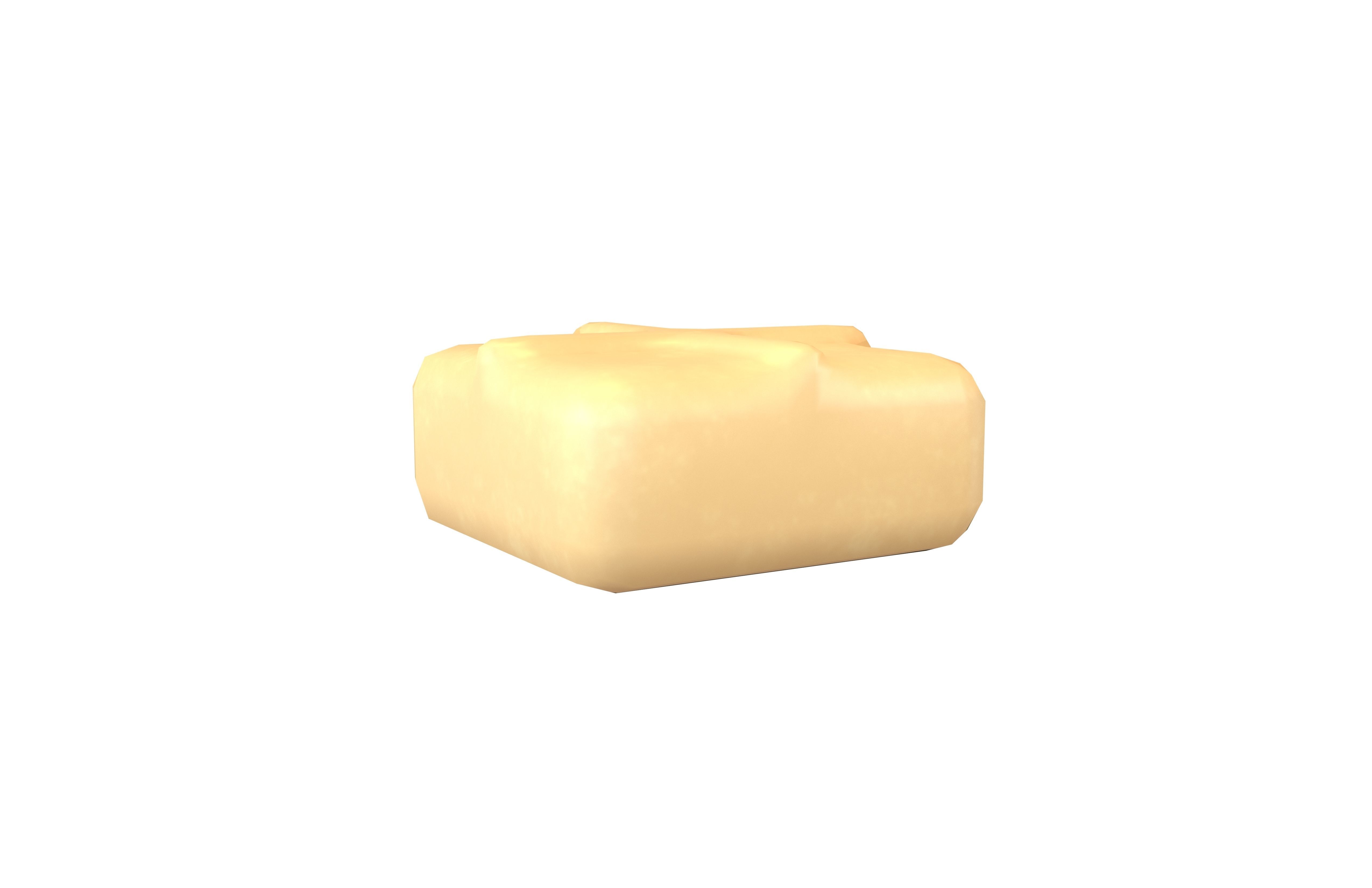 Tofu v1 001 Low-poly 3D model_1