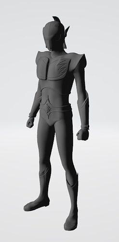 Actarus Duke Fleed Close Hand 3D print model