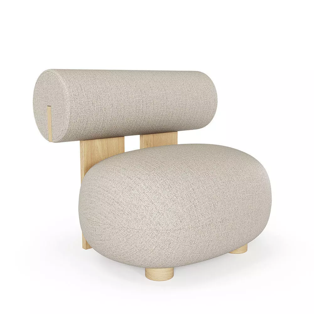 Hippo chair 3D model_0