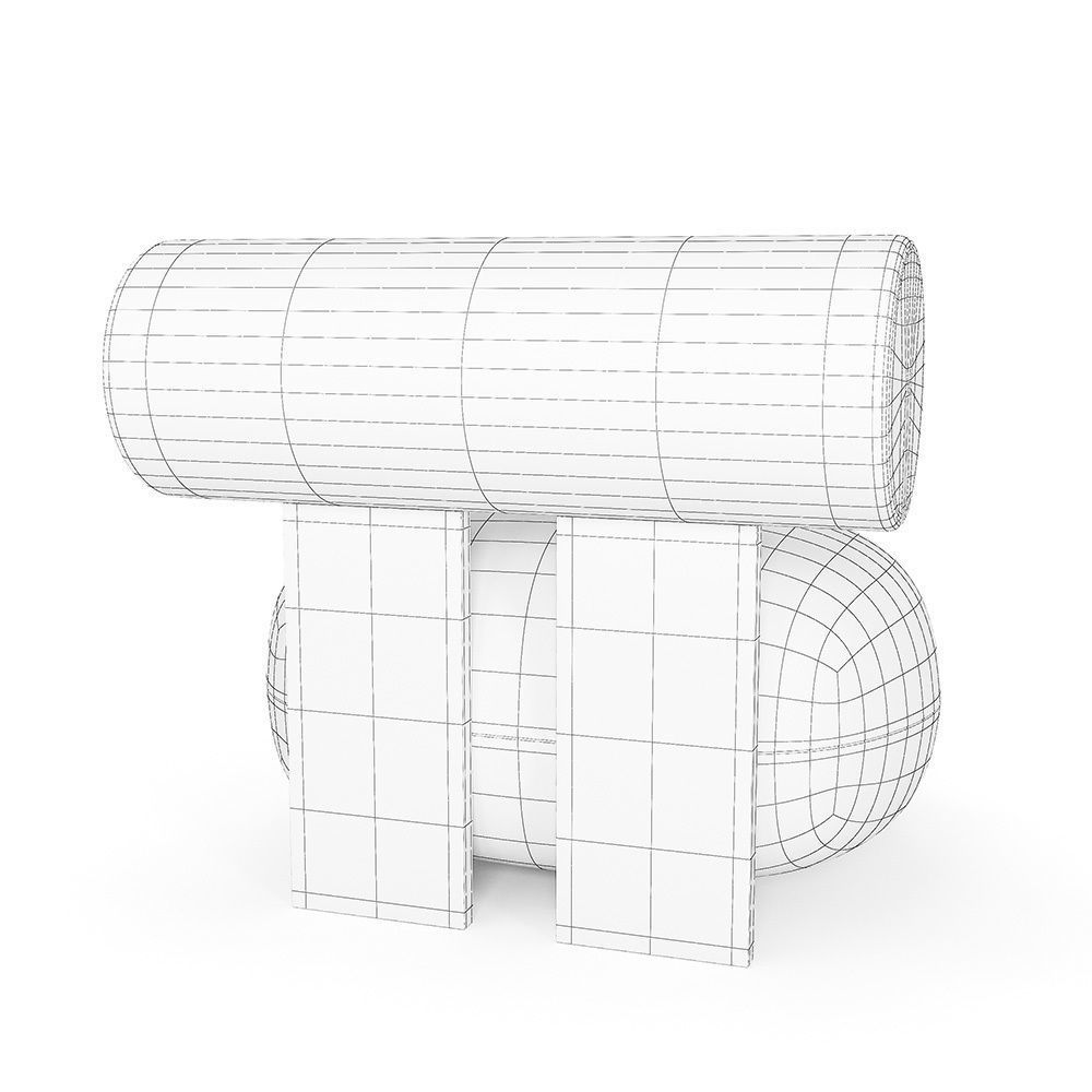 Hippo chair 3D model_9