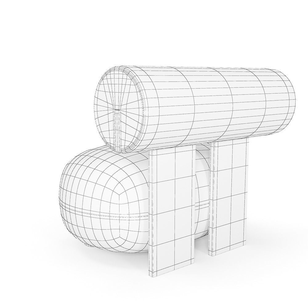 Hippo chair 3D model_10
