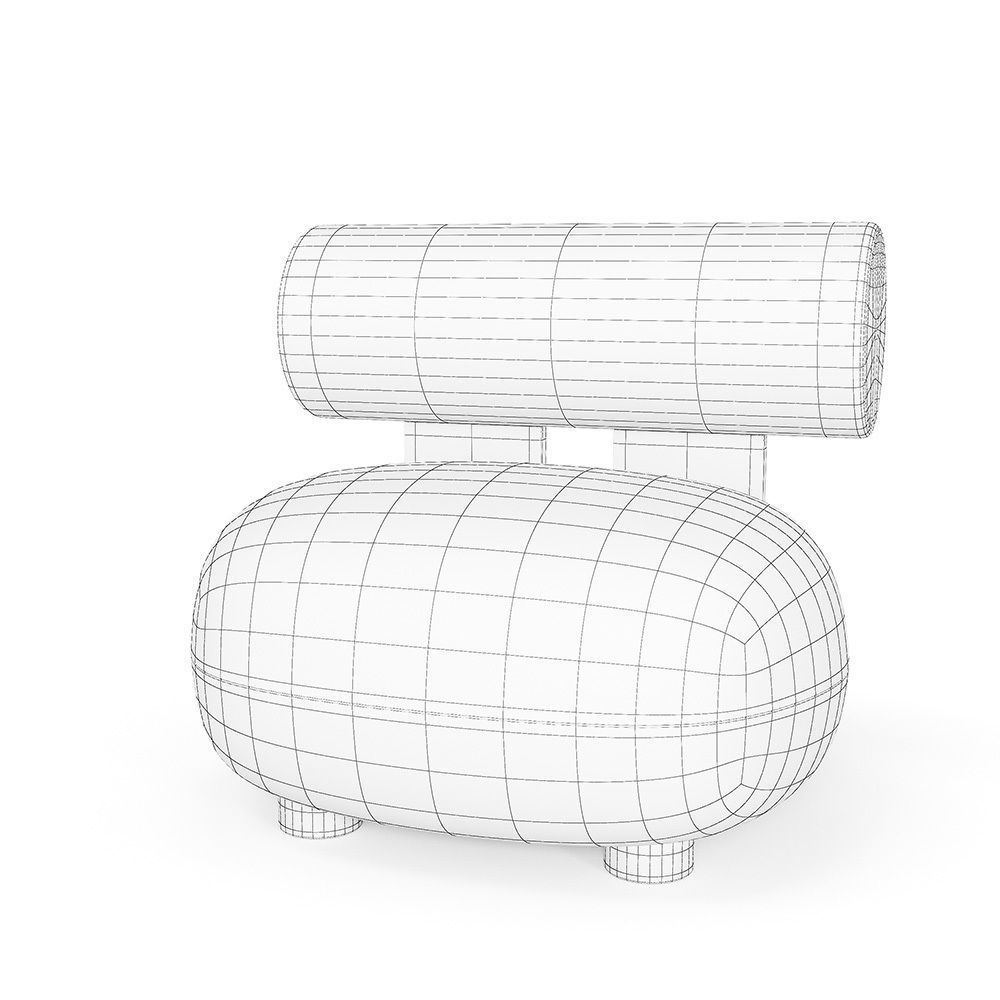 Hippo chair 3D model_12