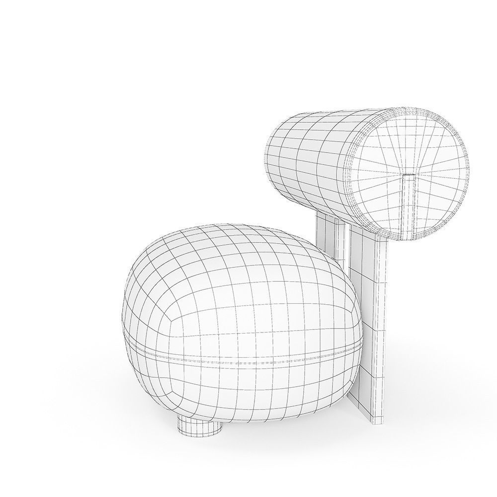 Hippo chair 3D model_11