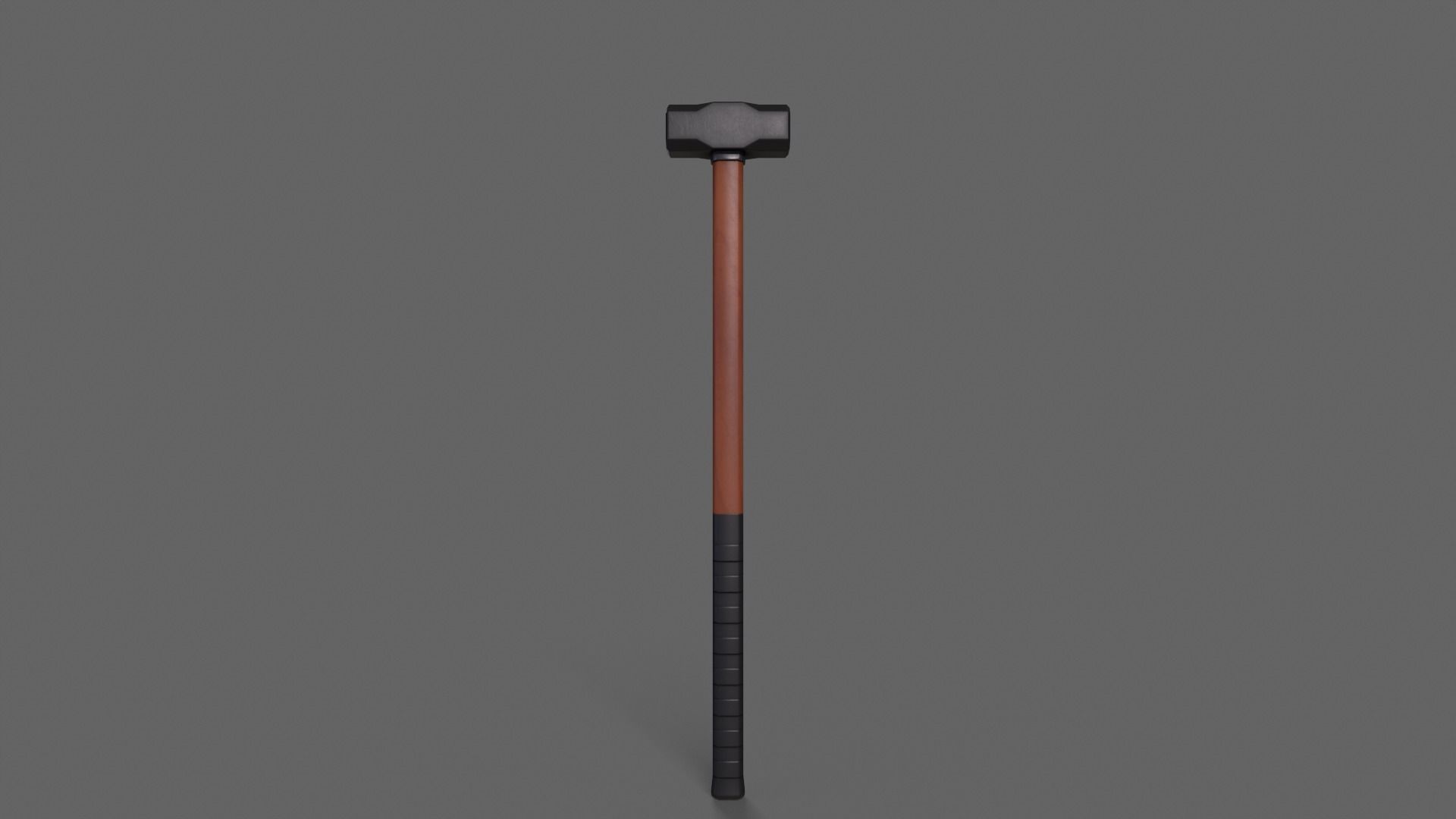PBR Sledge Hammer V2d Low-poly 3D model_2