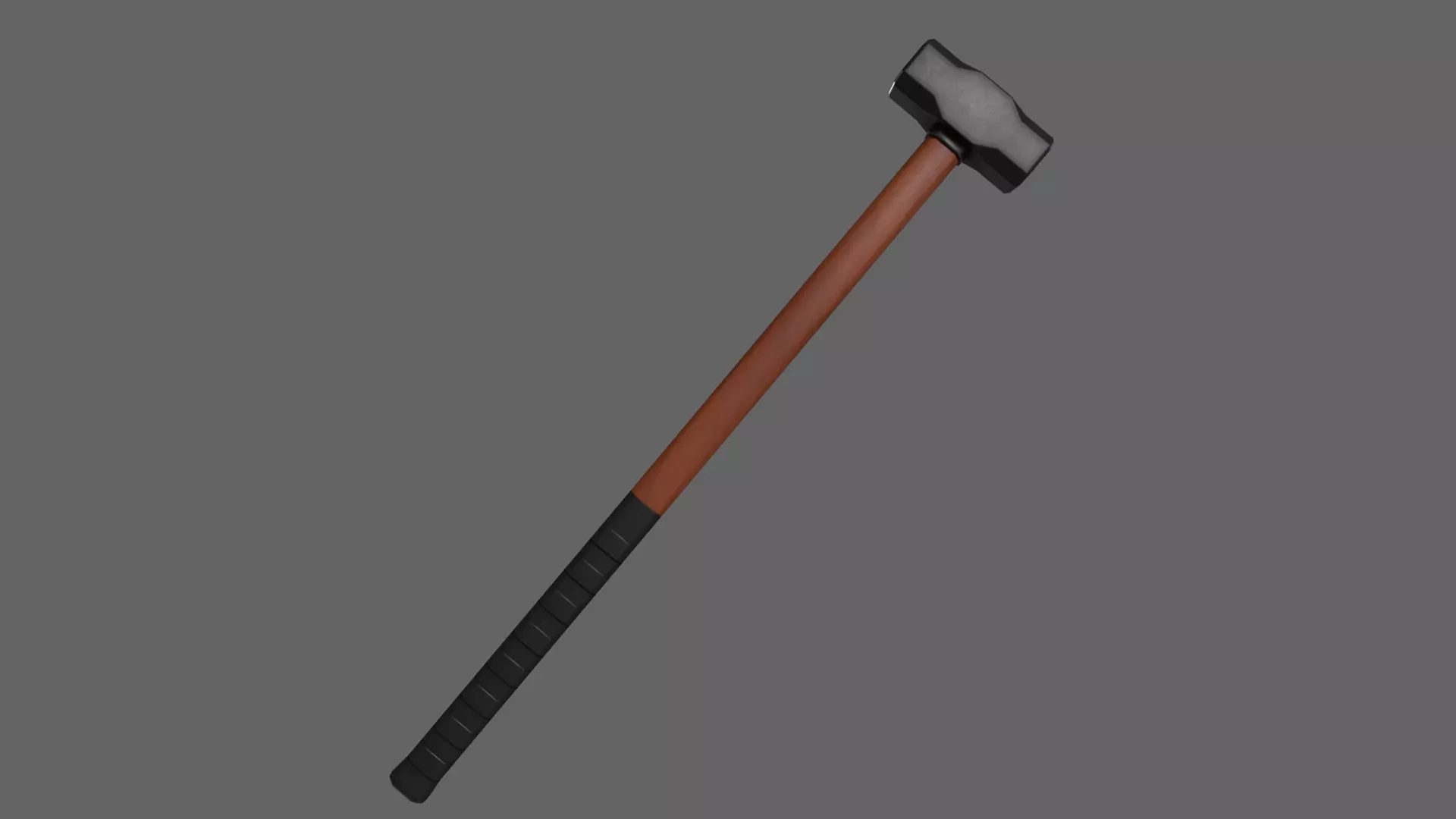 PBR Sledge Hammer V2d Low-poly 3D model_0