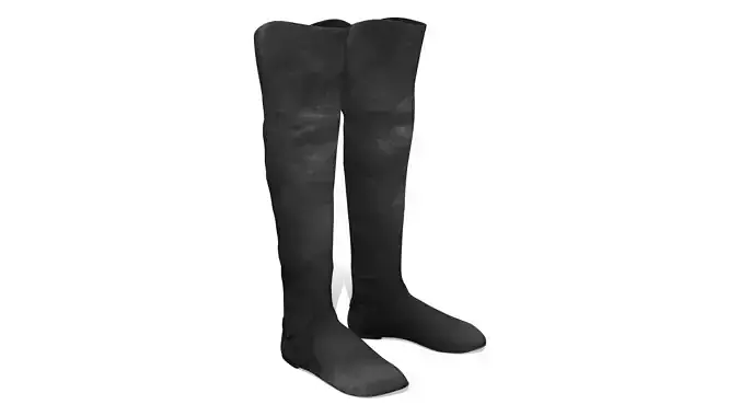 Ladies Over Knee Flat Boots