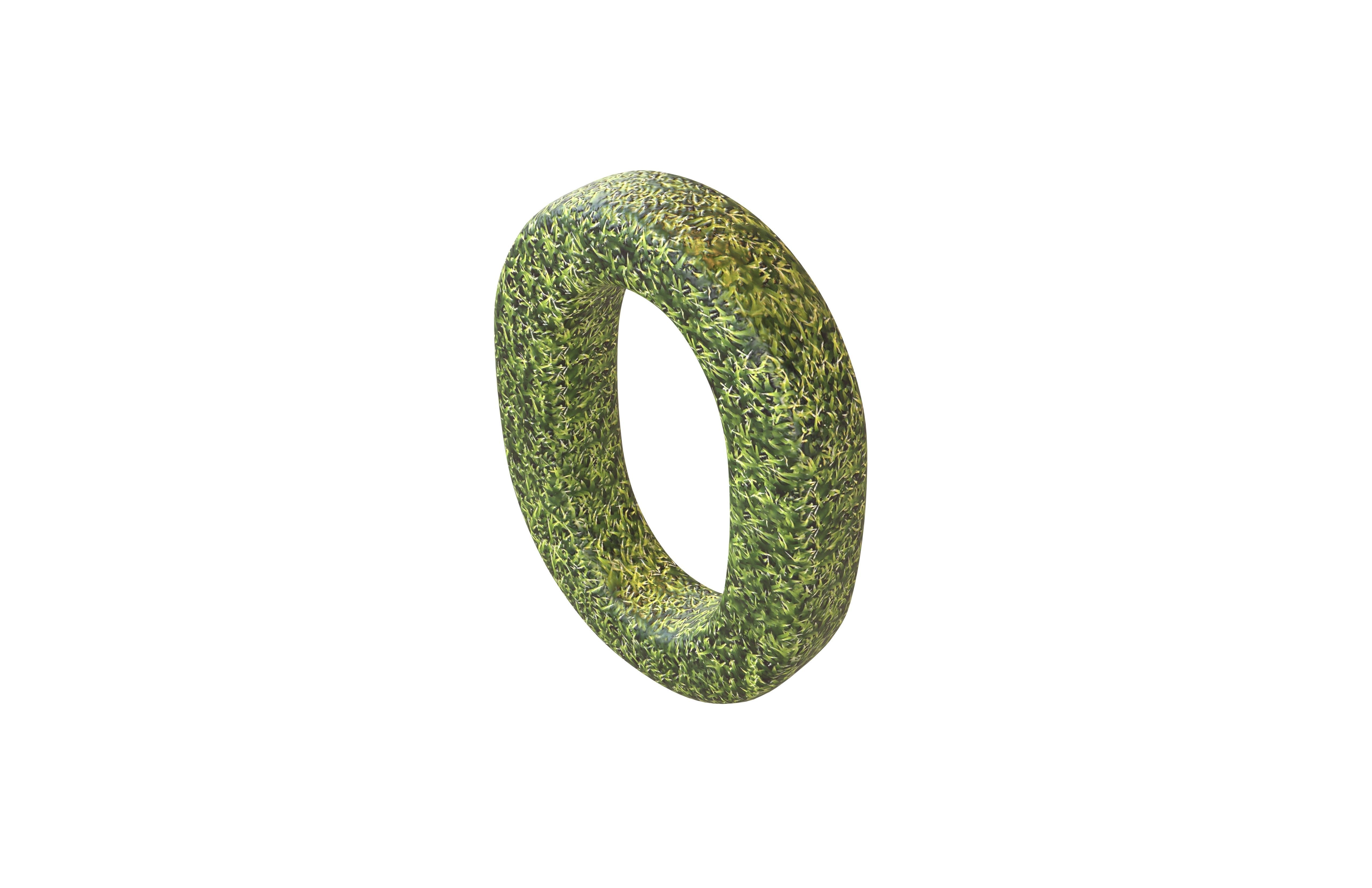 Grass Date Number Pack Vol 1 Low-poly 3D model_6