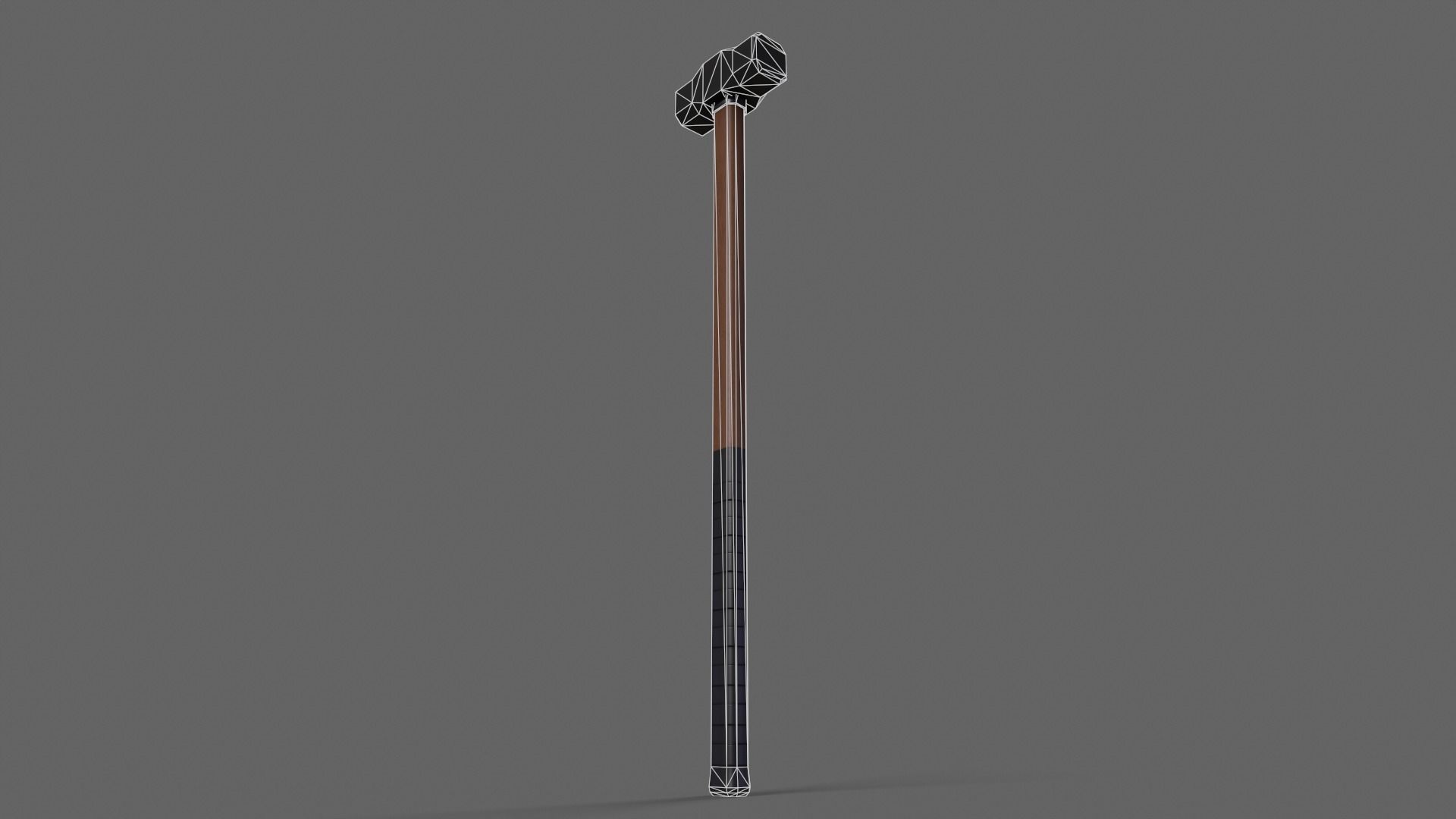 PBR Sledge Hammer V2e Low-poly 3D model_9