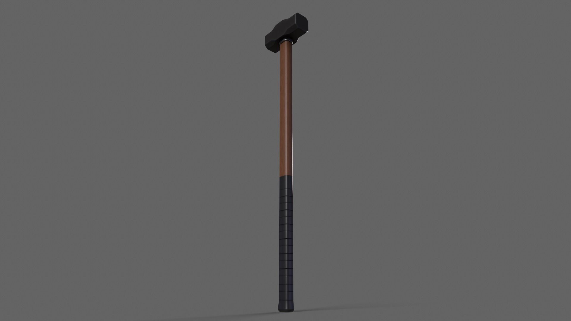 PBR Sledge Hammer V2e Low-poly 3D model_8