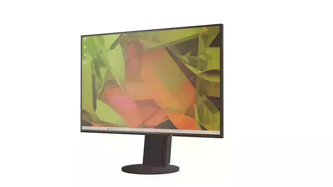 The Simple Monitor Low-poly 3D model
