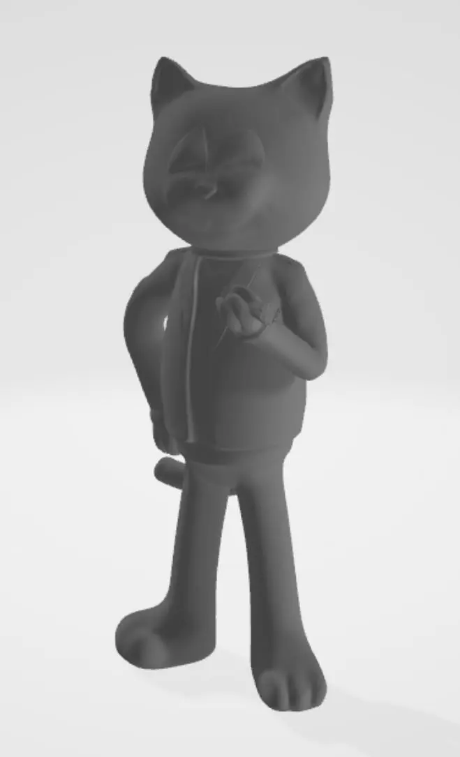 Fritz the cat 3D print model_0