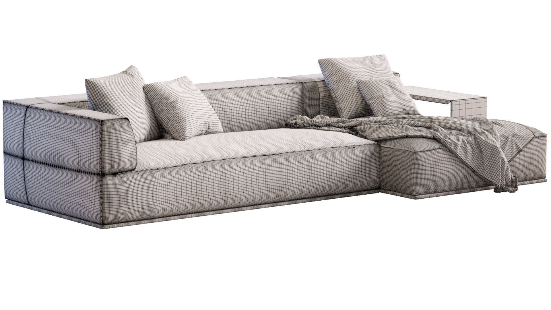 Sofa Perry By Flexform 3D model_15