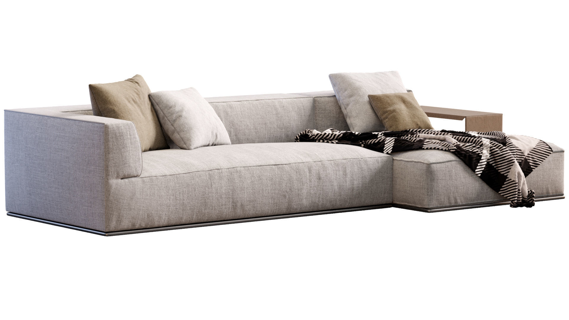 Sofa Perry By Flexform 3D model_7