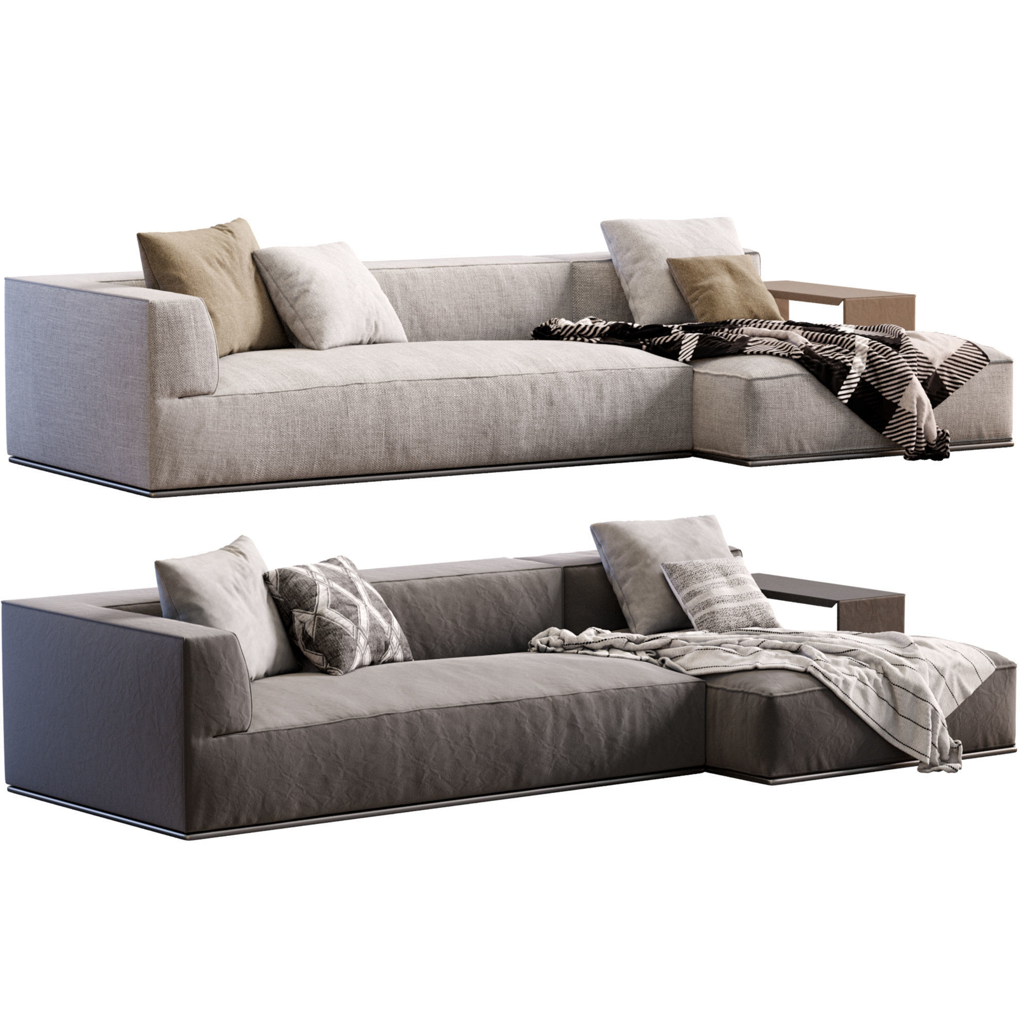 Sofa Perry By Flexform 3D model_12