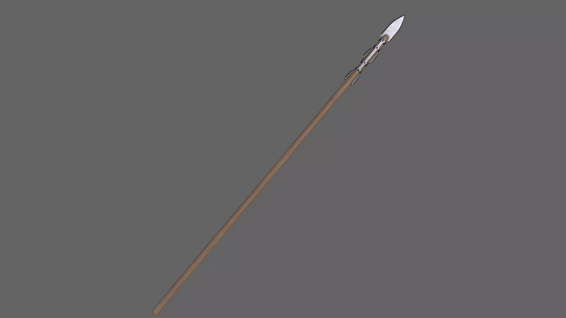 PBR Spear V1b Low-poly 3D model_0