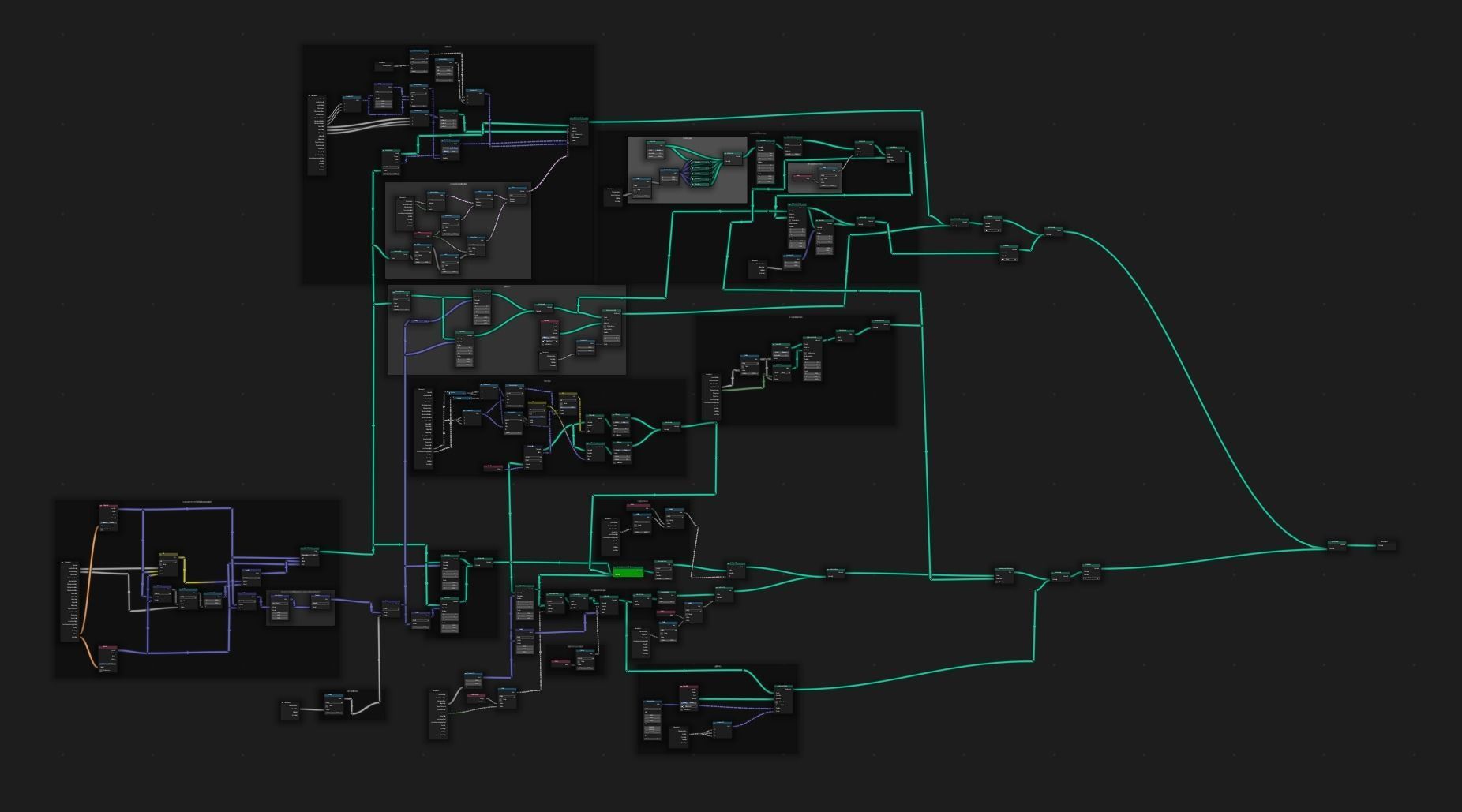 Procedural Rope Bridge - Blender Geo Nodes 3D model_3