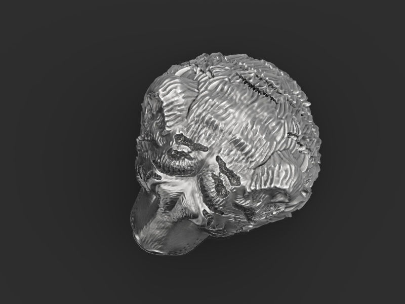 Tiger head 3d model for 3d printing 3D print model 3D print model_21