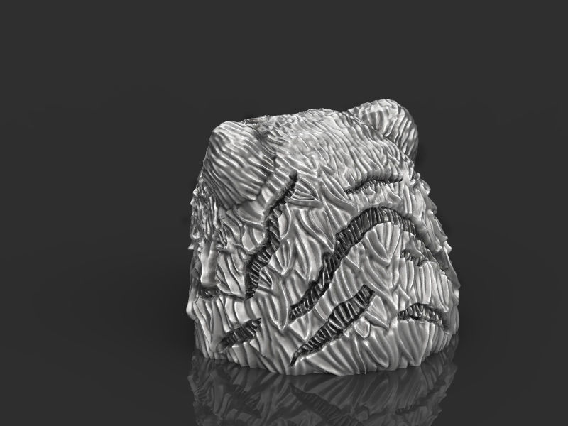 Tiger head 3d model for 3d printing 3D print model 3D print model_10