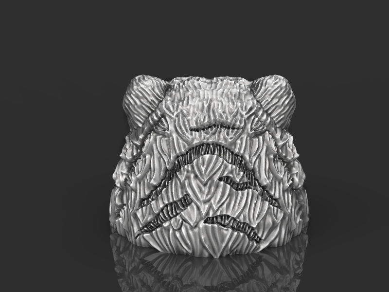 Tiger head 3d model for 3d printing 3D print model 3D print model_12