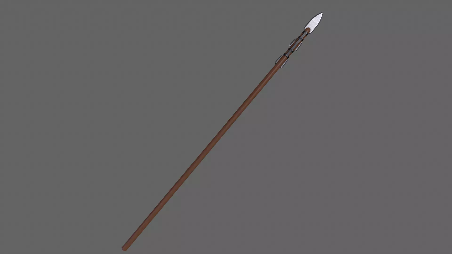PBR Spear V2b Low-poly 3D model_0