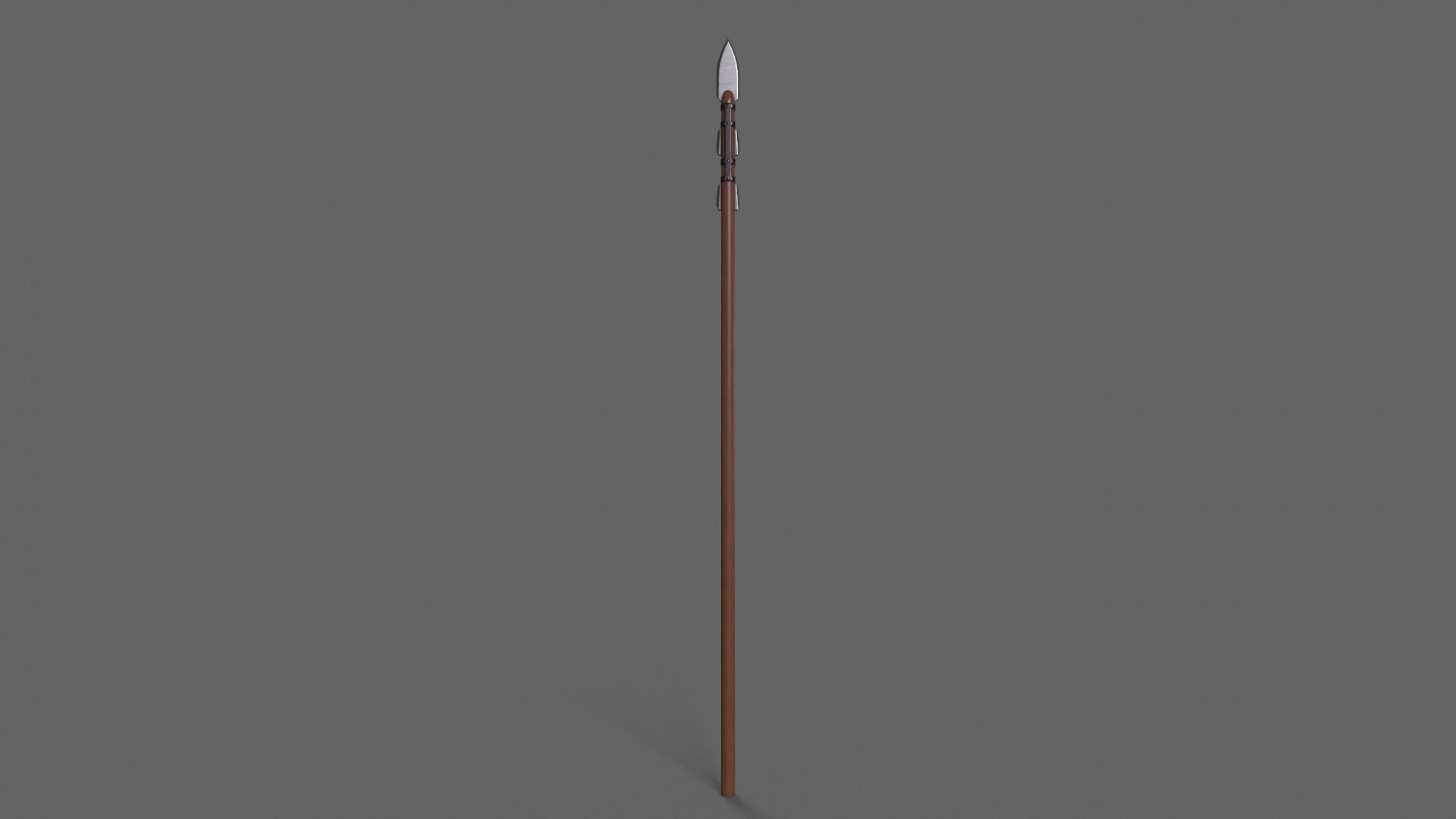 PBR Spear V2b Low-poly 3D model_2