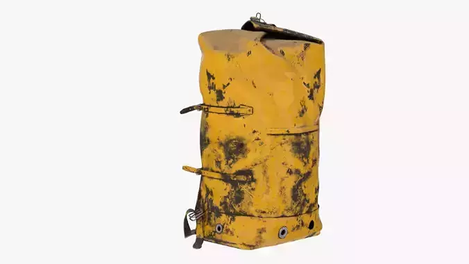 Detailed Old 4K Plastic Back Pack