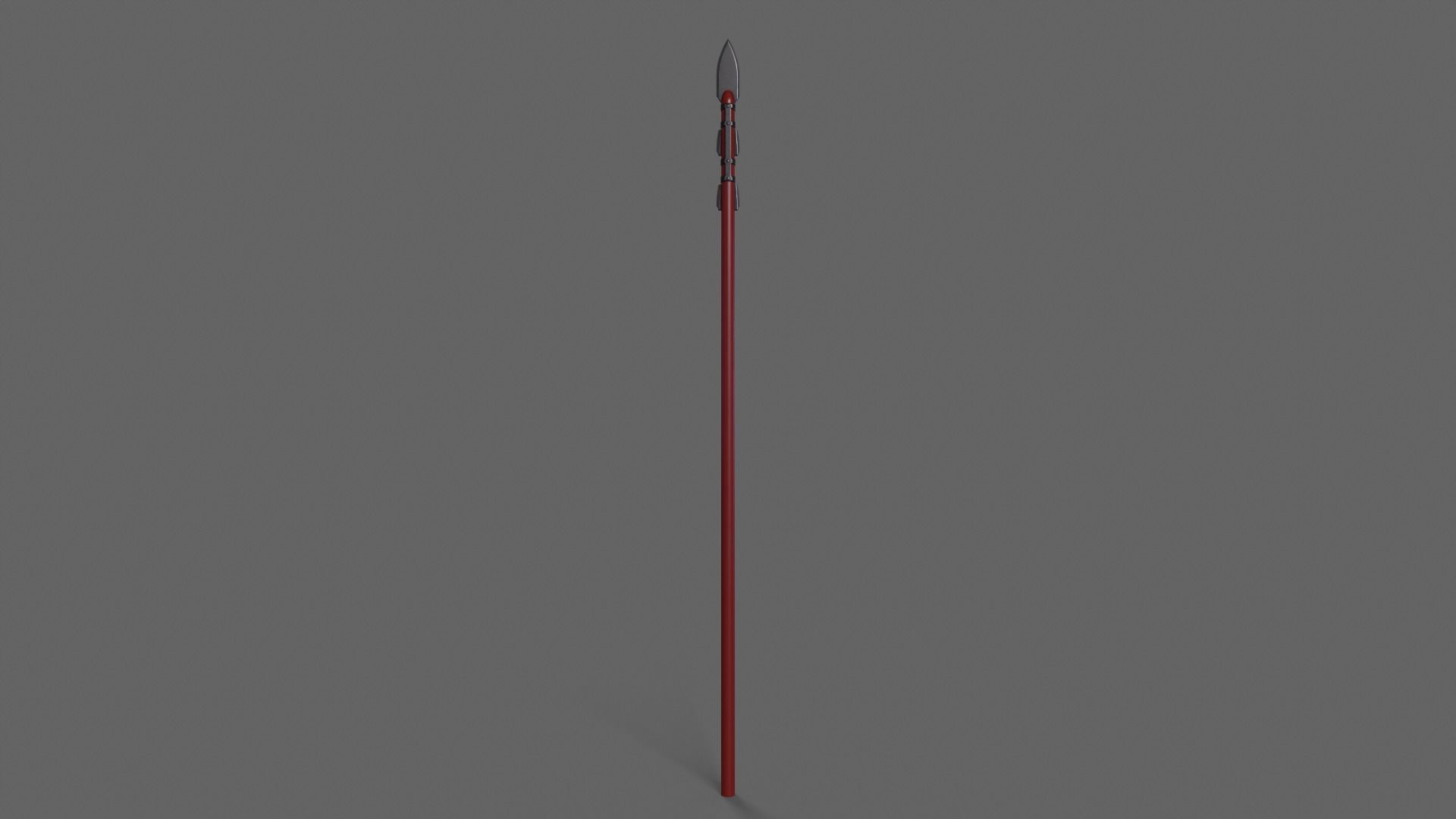 PBR Spear V3a Low-poly 3D model_2