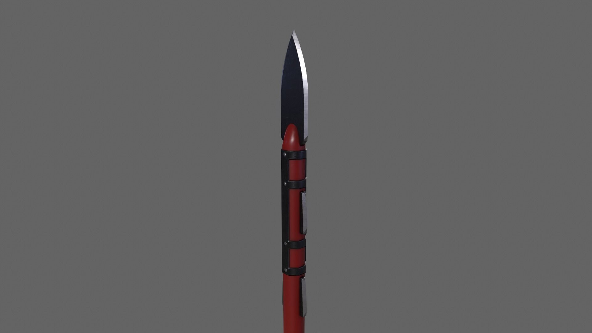 PBR Spear V3a Low-poly 3D model_6