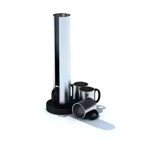 Kitchen Coffee Maker With Three Cups