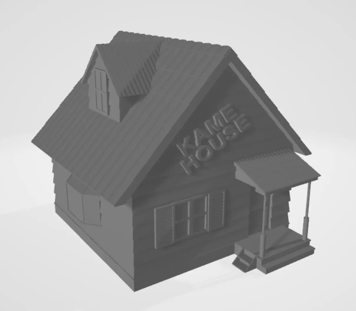 Kame House Dragonball 3D print model_0