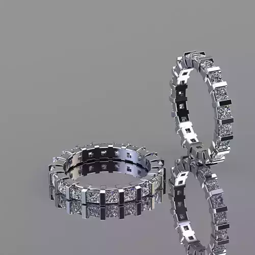 Diamond Women ring cad file