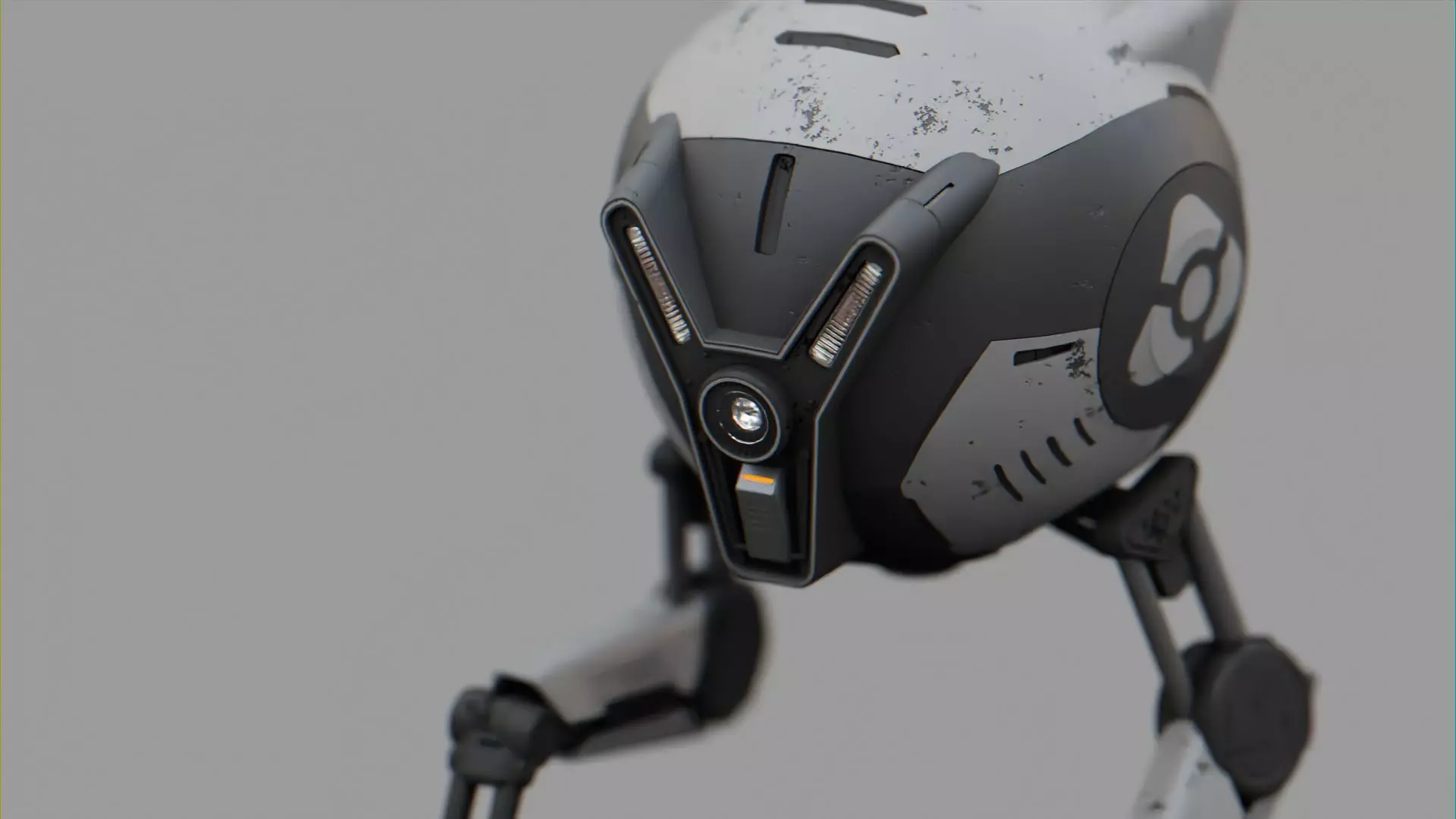 UTILITY BOT BOSCH rigged 3D model