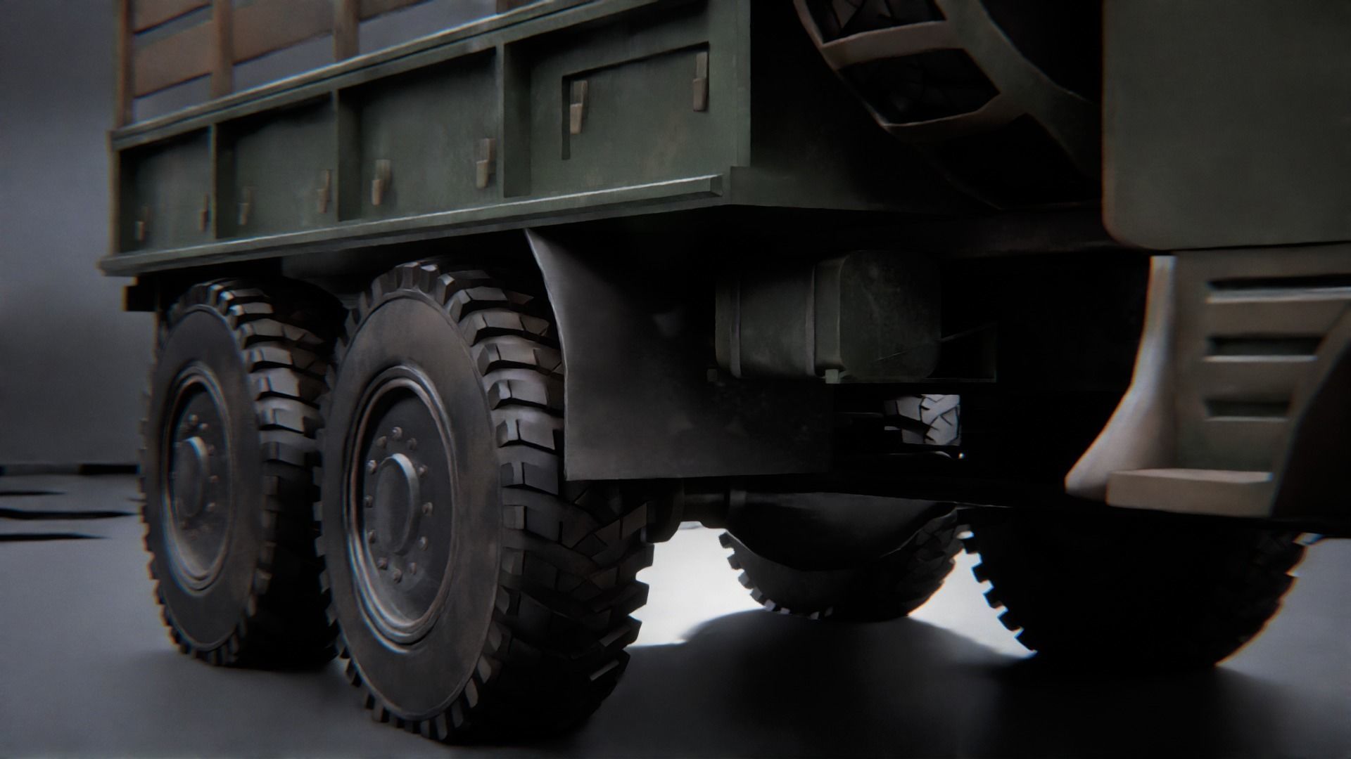 Soviet truck - Ural 375d 3D model_13