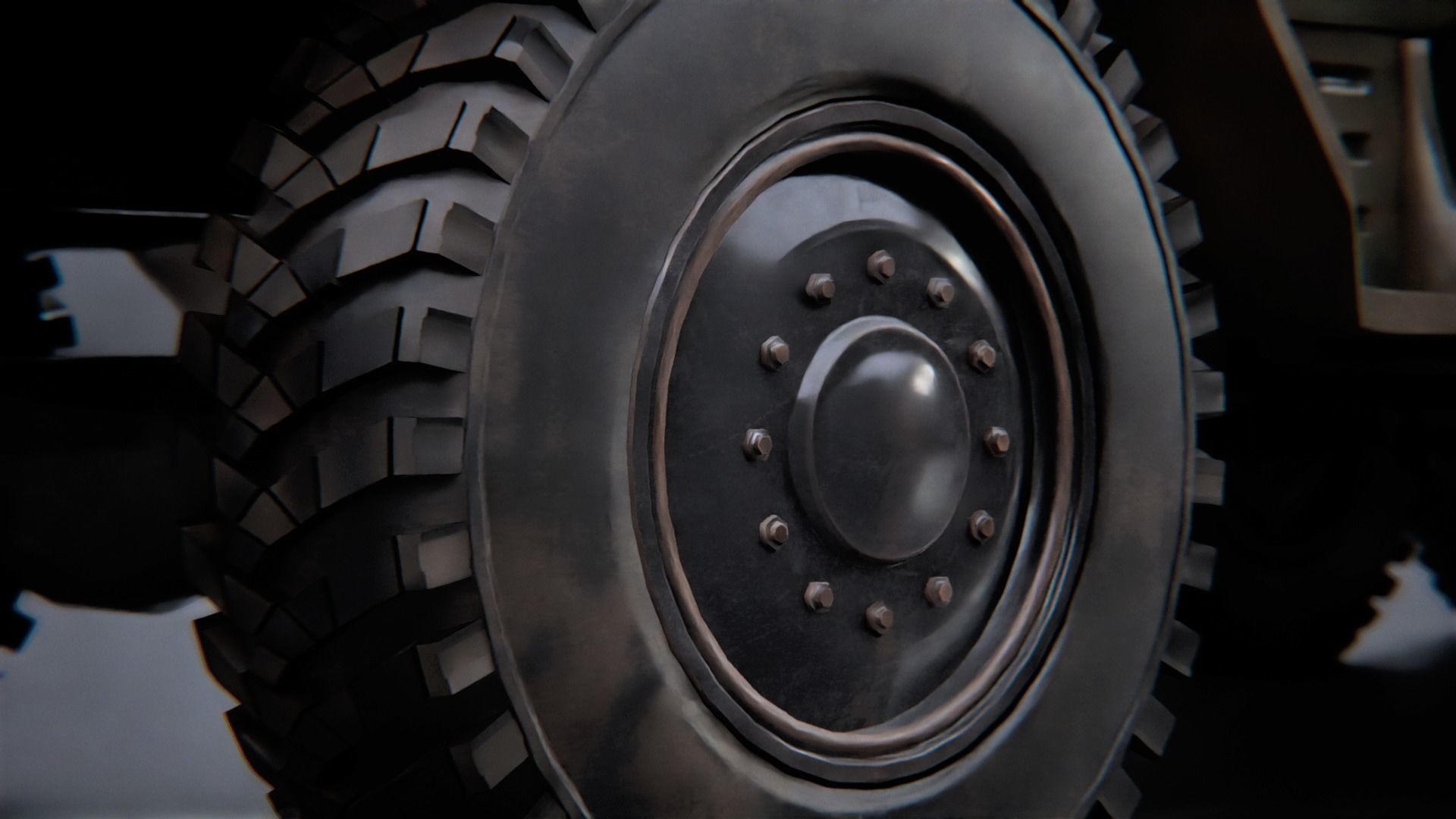 Soviet truck - Ural 375d 3D model_8