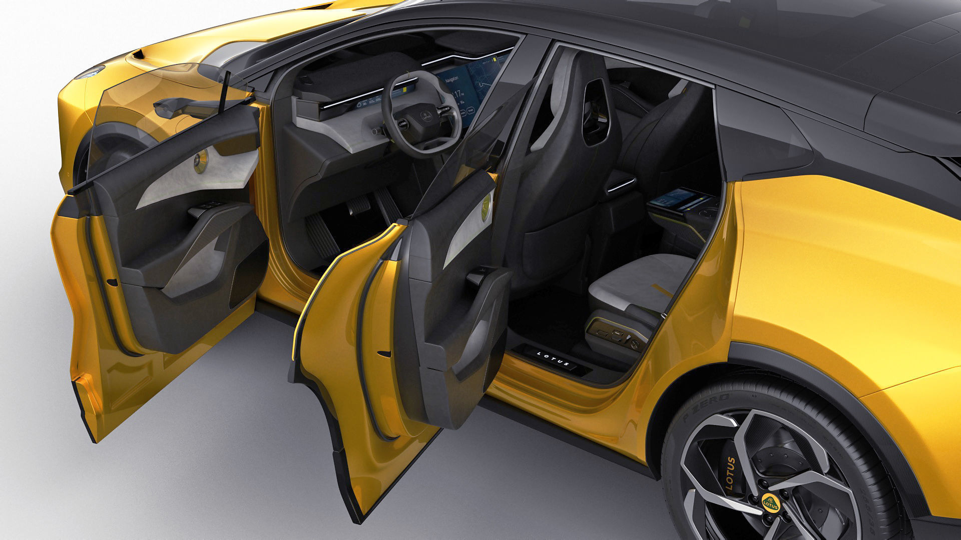 Lotus Eletre 2023 with interior 3D model_5