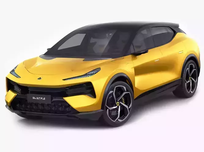 Lotus Eletre 2023 with interior 3D model