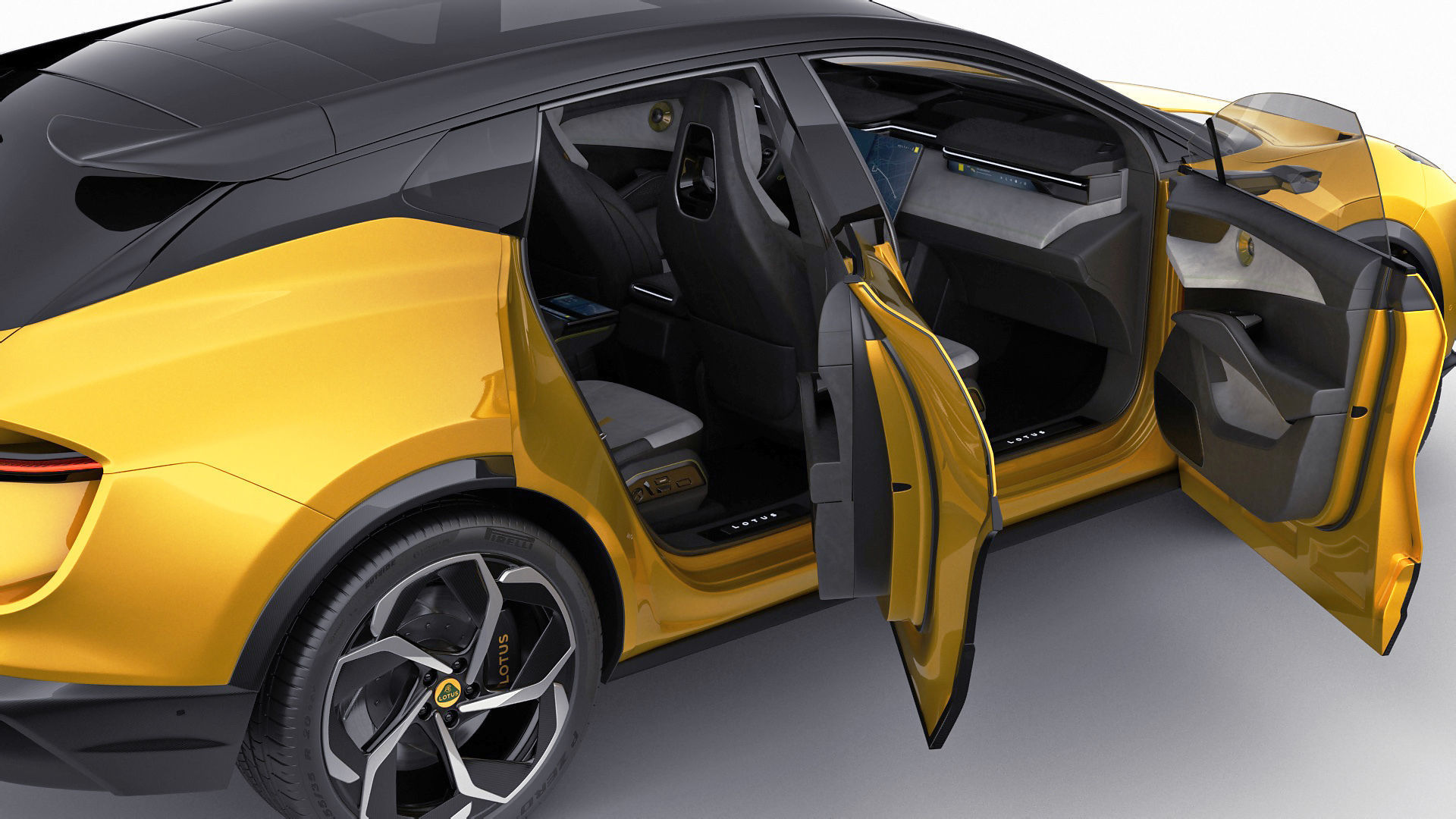 Lotus Eletre 2023 with interior 3D model_4