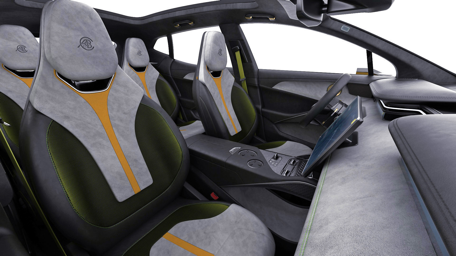 Lotus Eletre 2023 with interior 3D model_19