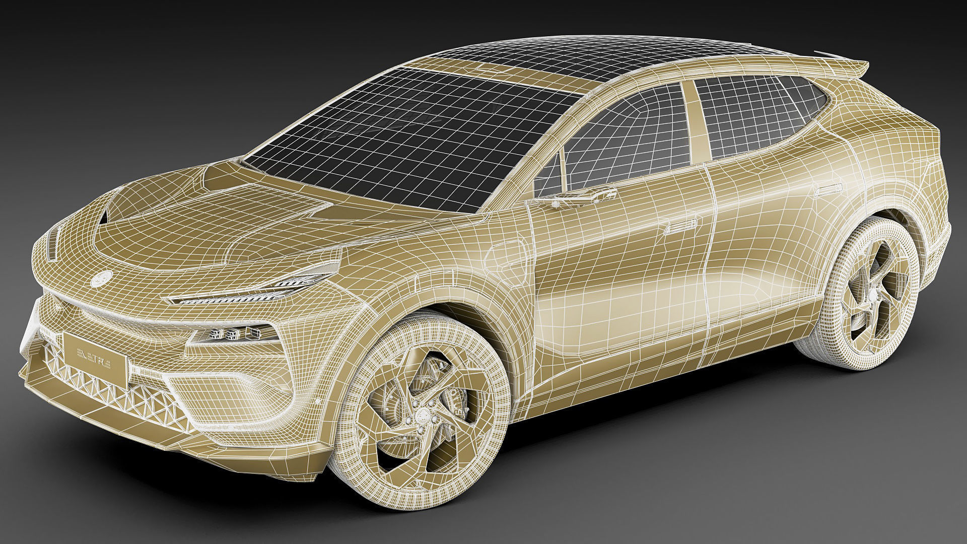 Lotus Eletre 2023 with interior 3D model_33