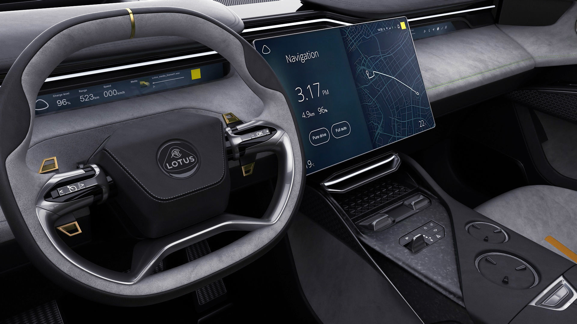 Lotus Eletre 2023 with interior 3D model_23