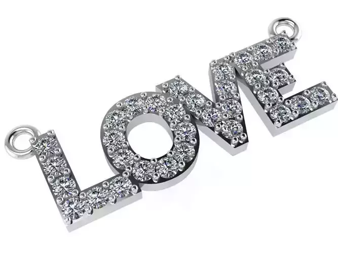 Love Diamond Pendant 0641
