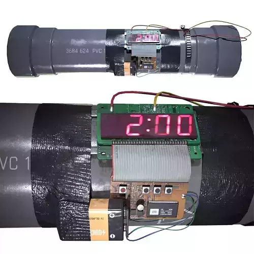 Pipe Bomb Low-poly 3D model