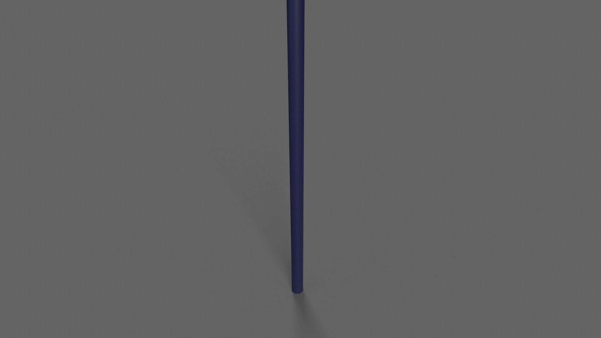 PBR Wushu Stick Blue Low-poly 3D model_8