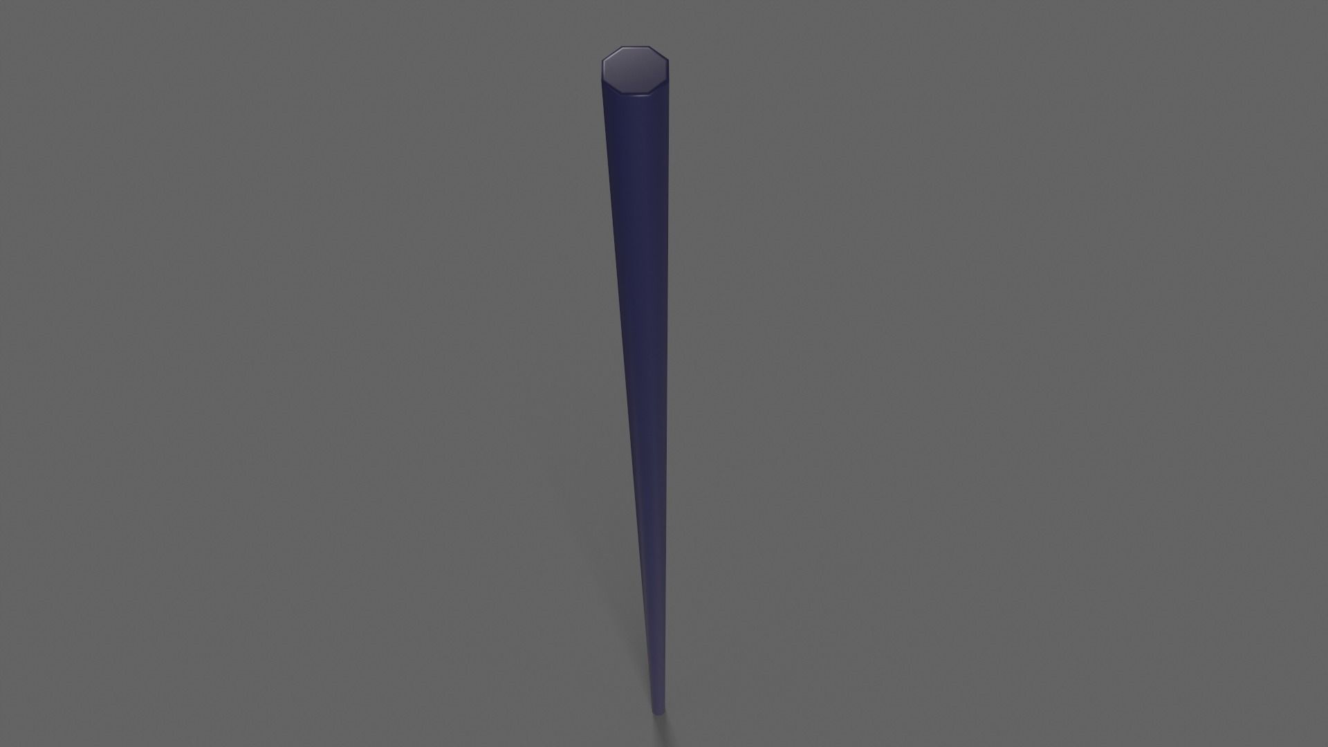 PBR Wushu Stick Blue Low-poly 3D model_4