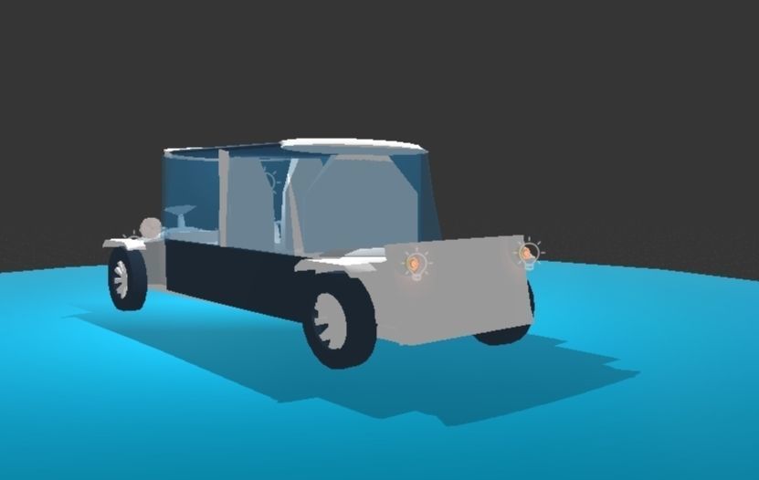 Low Poly Car Low-poly 3D model_5