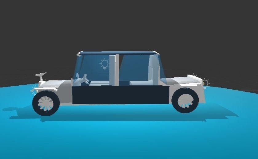 Low Poly Car Low-poly 3D model_3