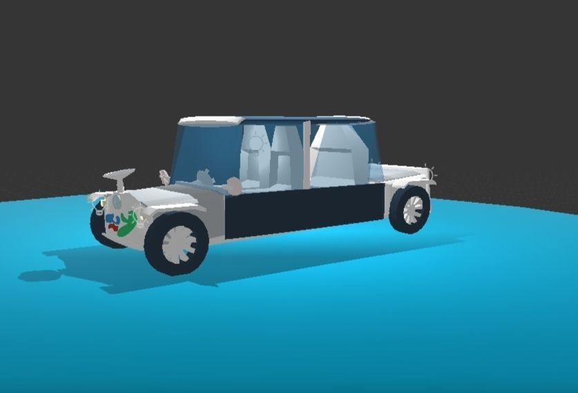 Low Poly Car Low-poly 3D model_2