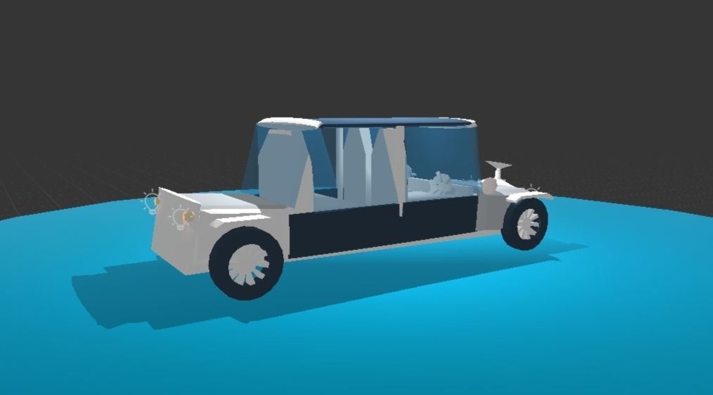 Low Poly Car Low-poly 3D model_7